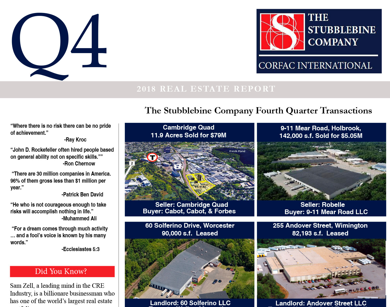 2018 Q4 Newsletter